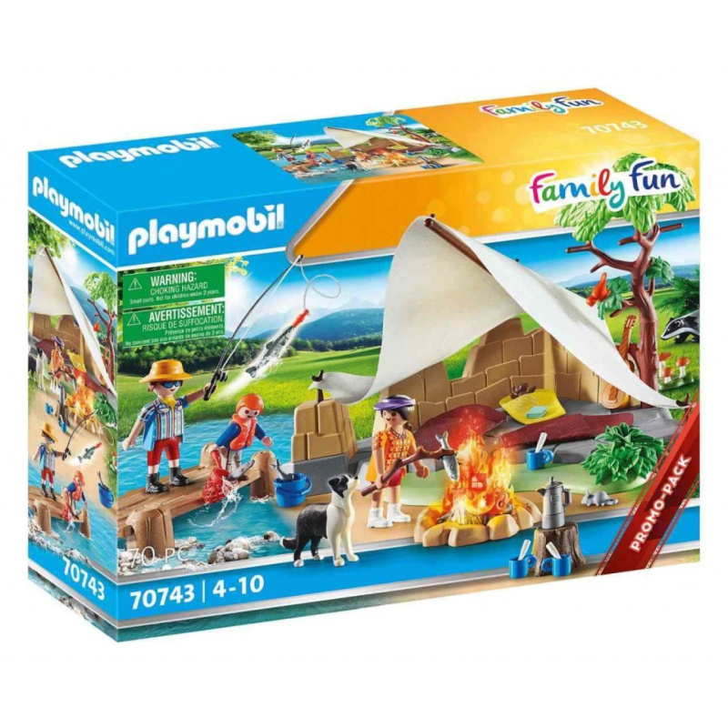 Playmobil 70743 kempování v přírodě