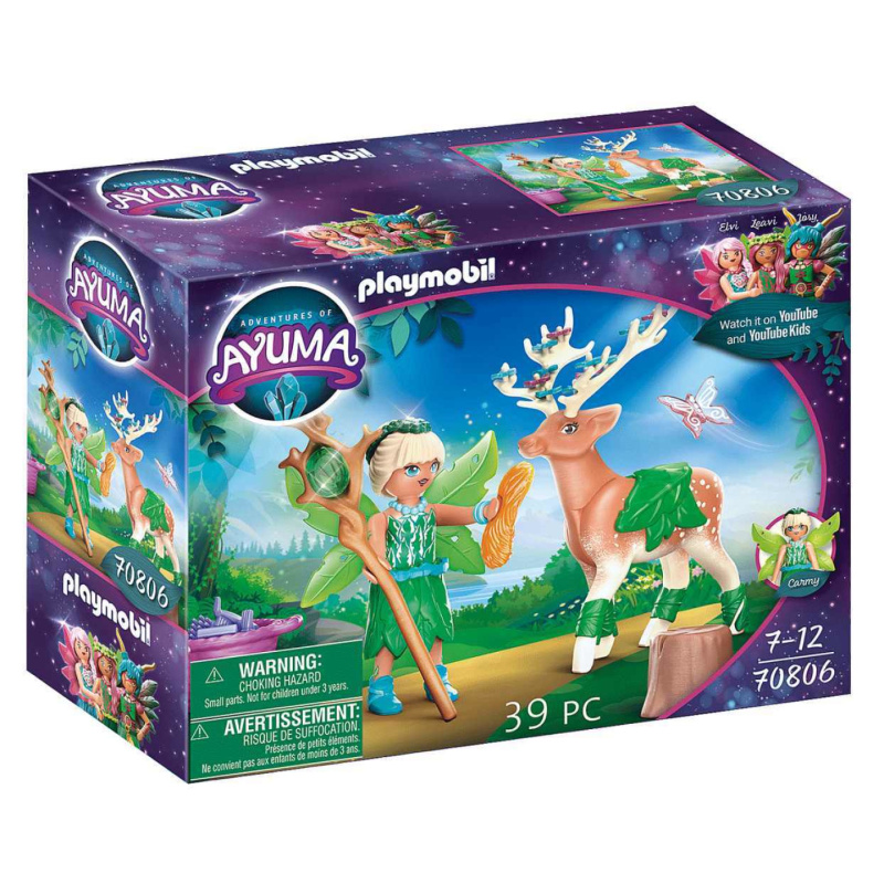 Playmobil ayuma 70806 forest fairy s pohádkovou zvířecí duší