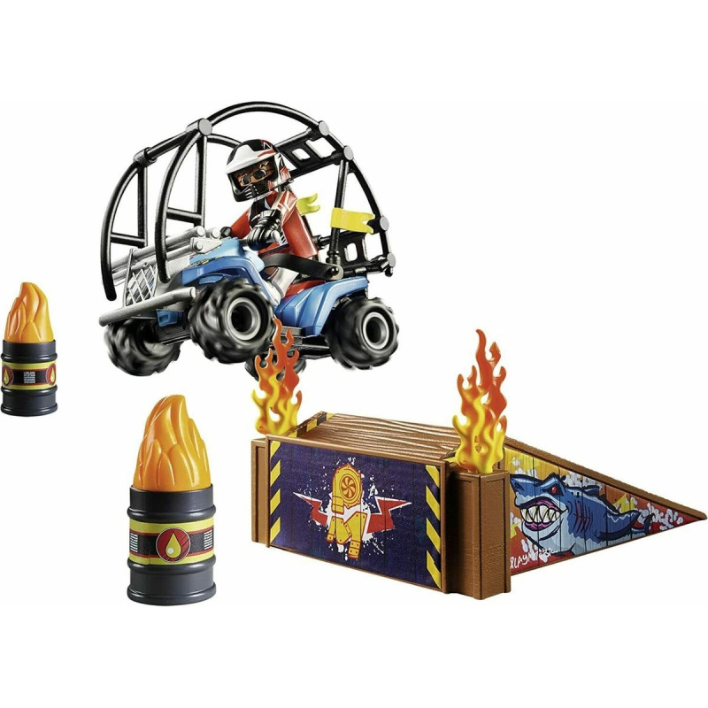 Playmobil 70820 Kaskadérská show s ohnivou rampou