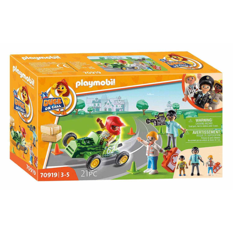 Playmobil 70919 Záchranná akce: Pomozte závodníkovy!