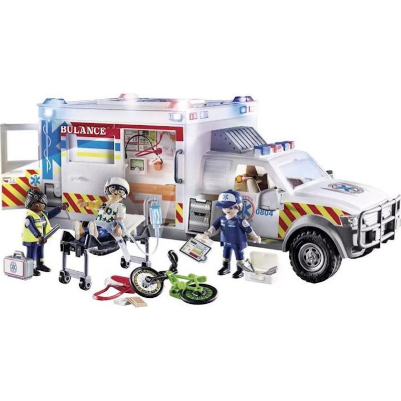 Sada figurek City Action 70936 Záchranná ambulance: Americká sanitka