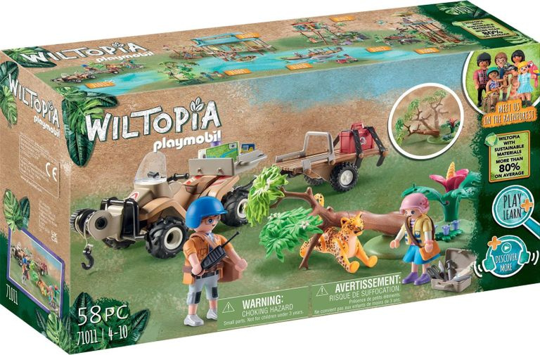 PLAYMOBIL® 71011 Čtyřkolka na záchranu zvířat