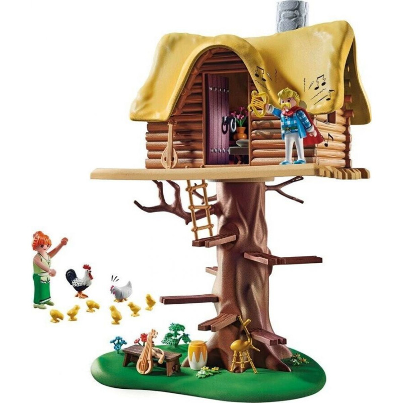 PLAYMOBIL® 71016 Asterix Trubadix a dům na stromě