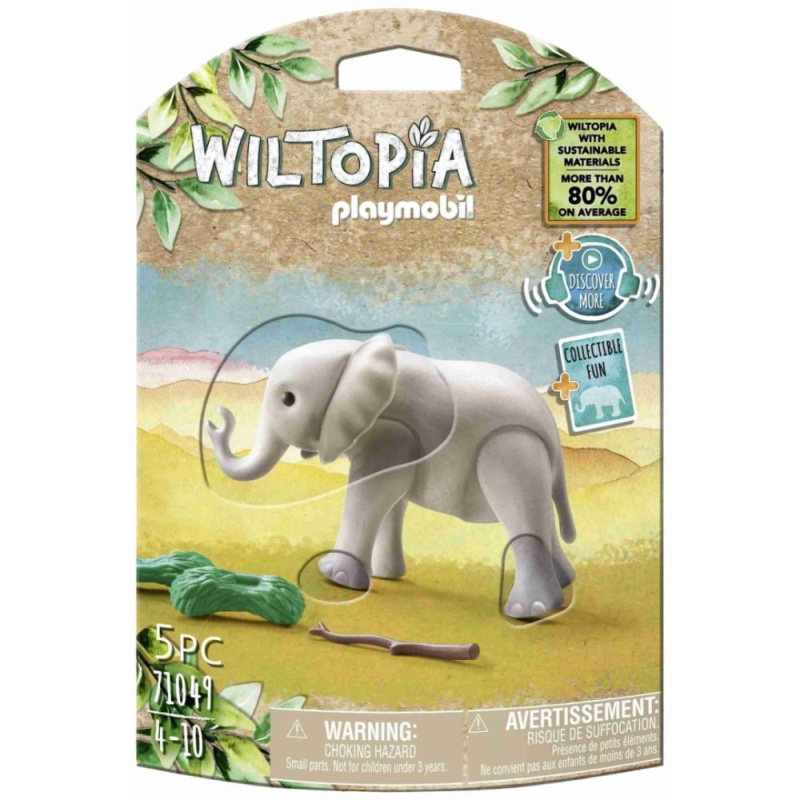 Wiltopia sada figurek 71049 Sloní mládě