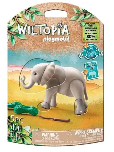 Wiltopia sada figurek 71049 Sloní mládě