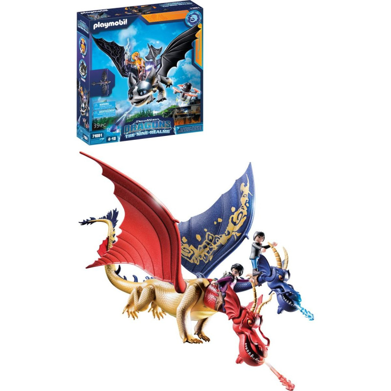 Sada figurek Dragons: The Nine Realms - Wu & Wei a Jun 71080