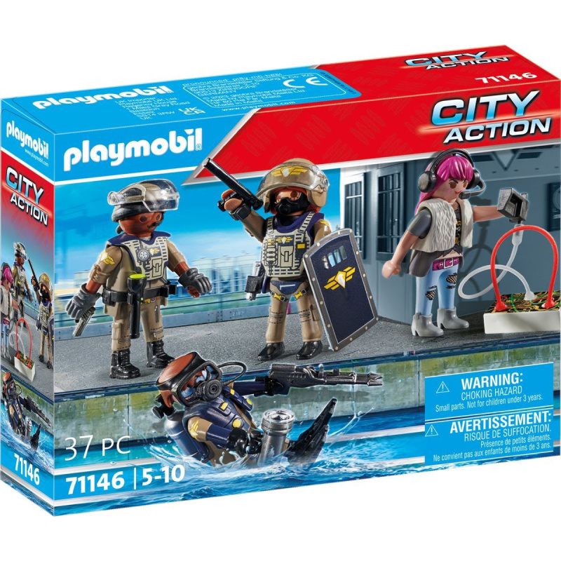 Sada figurek speciálního vojska City Action