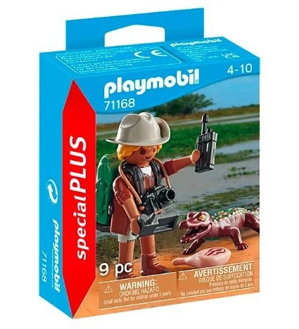PLAYMOBIL 71168 Výzkumník s aligátorem