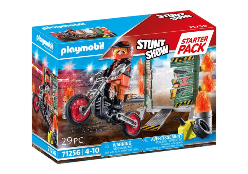 Playmobil 71256 starter pack kaskadér a ohnivá zeď
