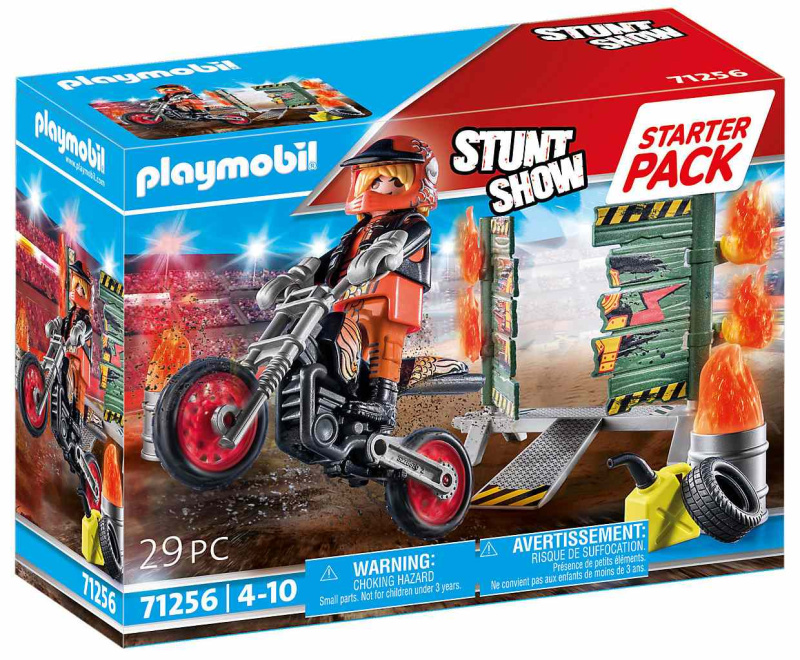 Playmobil 71256 starter pack kaskadér a ohnivá zeď