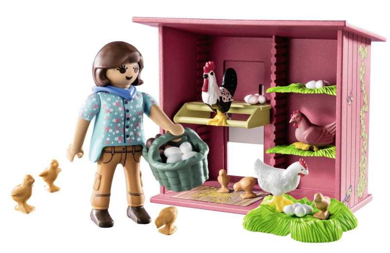 Playmobil 71308 Kohout a slepice s kuřátky
