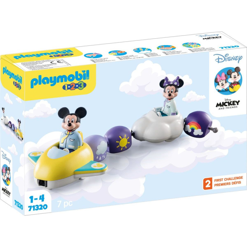 Sada obrázků 1.2.3 Disney 71320 Mickey a Minnie jedou v oblacích