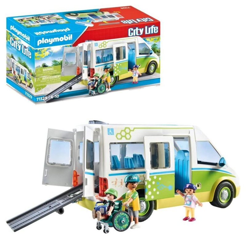 Sada figurek City Life 71329 Školní autobus