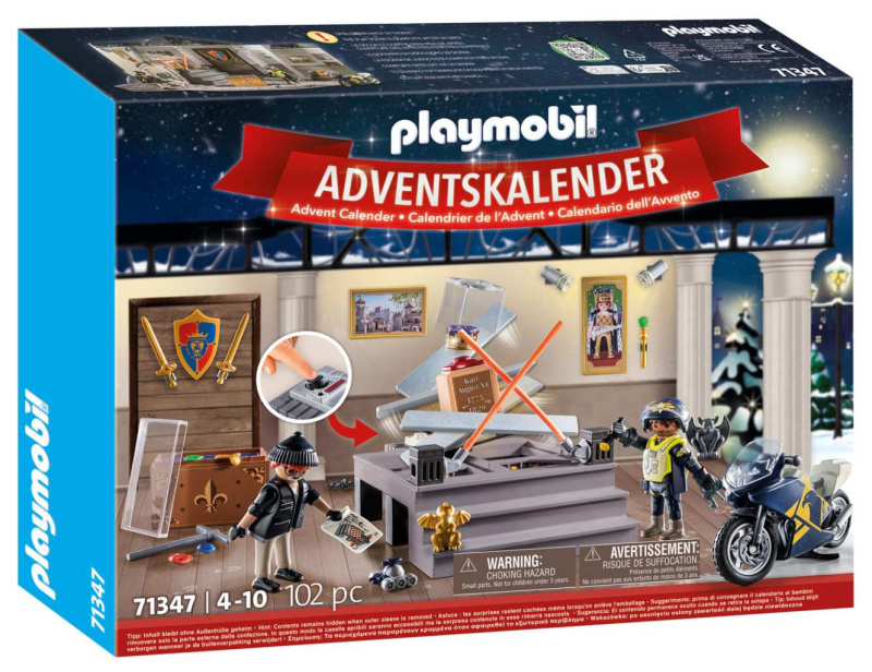 Playmobil® City Action 71347 Adventní kalendář - Krádež v muzeu