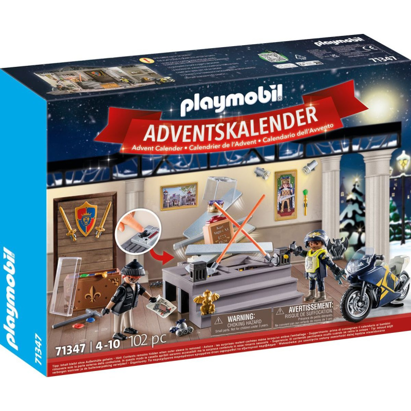 Playmobil® City Action 71347 Adventní kalendář - Krádež v muzeu