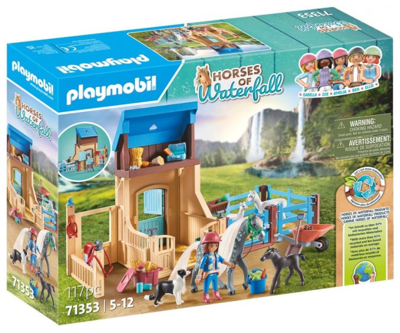 Playmobil 71353 Amelia Whisper s boxem pro koně