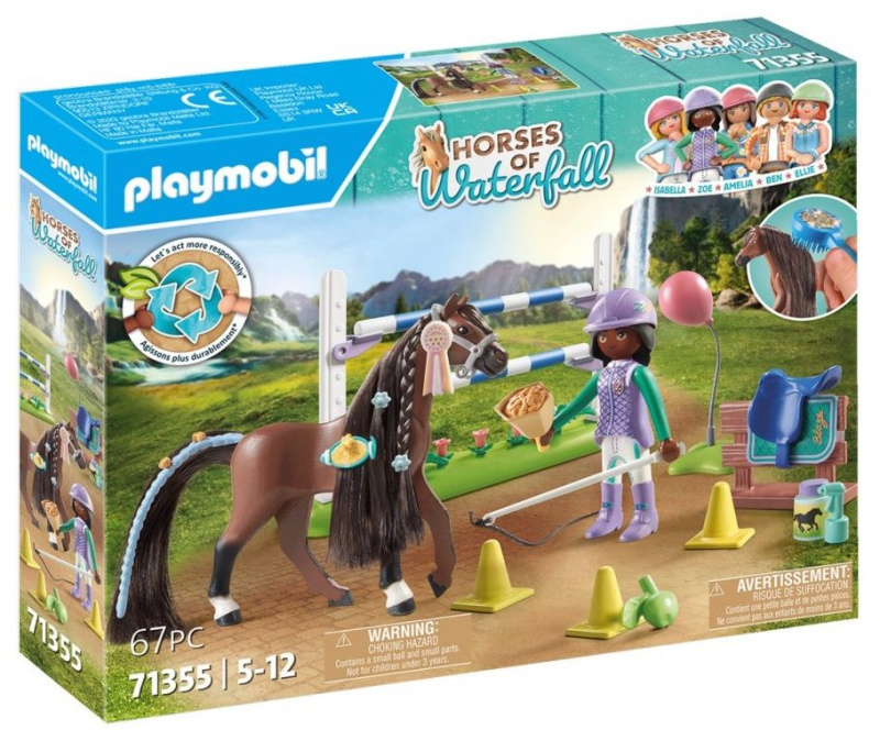 Playmobil 71355 Zoe Blaze s turnajovým hřištem