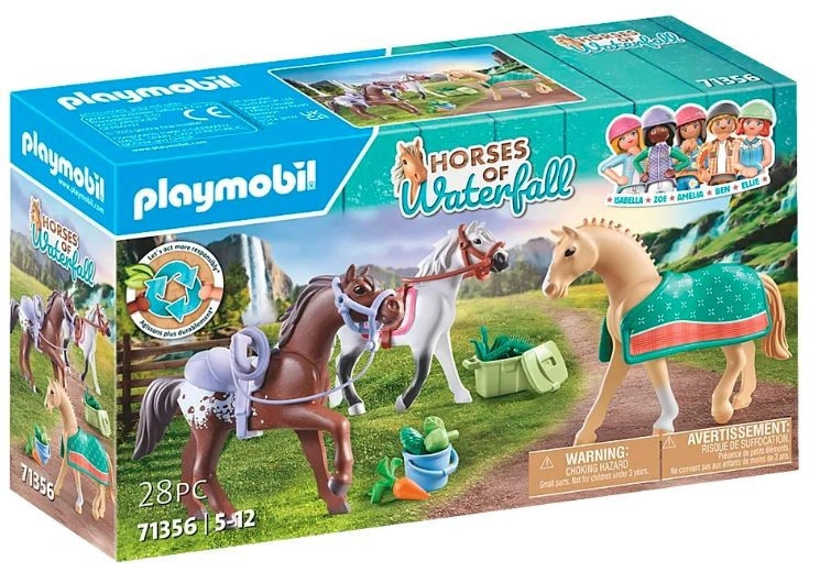 Koně 71356 Sada 3 figurek koní: Morgan, Quarter Horse a Angloar