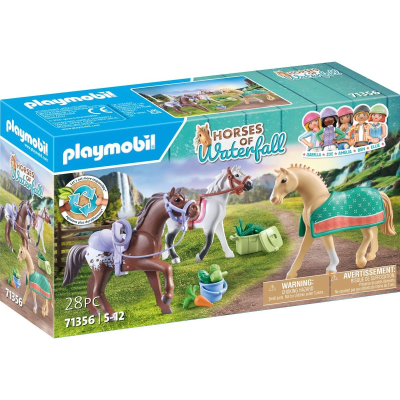 Koně 71356 Sada 3 figurek koní: Morgan, Quarter Horse a Angloar