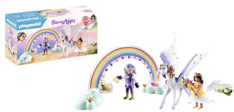 Princess Magic 71361 Nebeský Pegas s duhovou sadou figurek