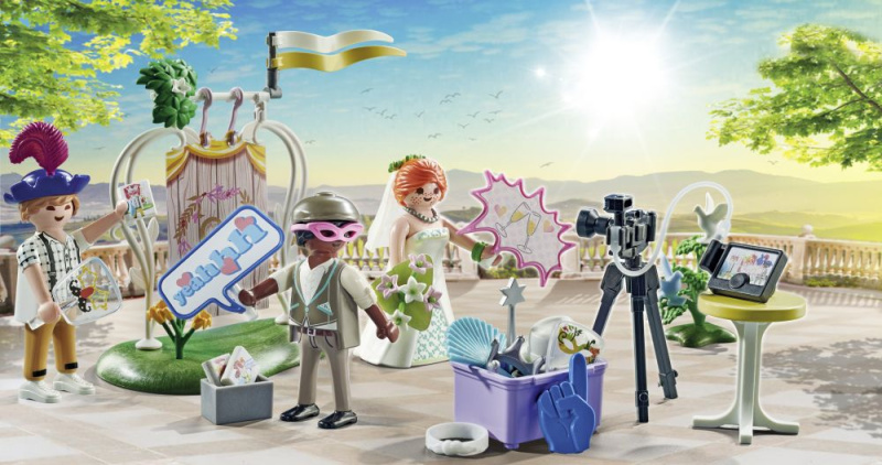 City Life 71367 Sada svatební fotobudky s figurkami