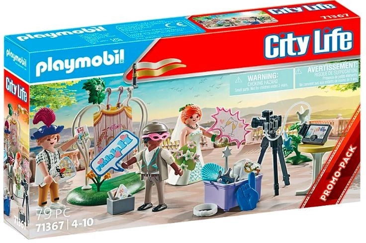 City Life 71367 Sada svatební fotobudky s figurkami