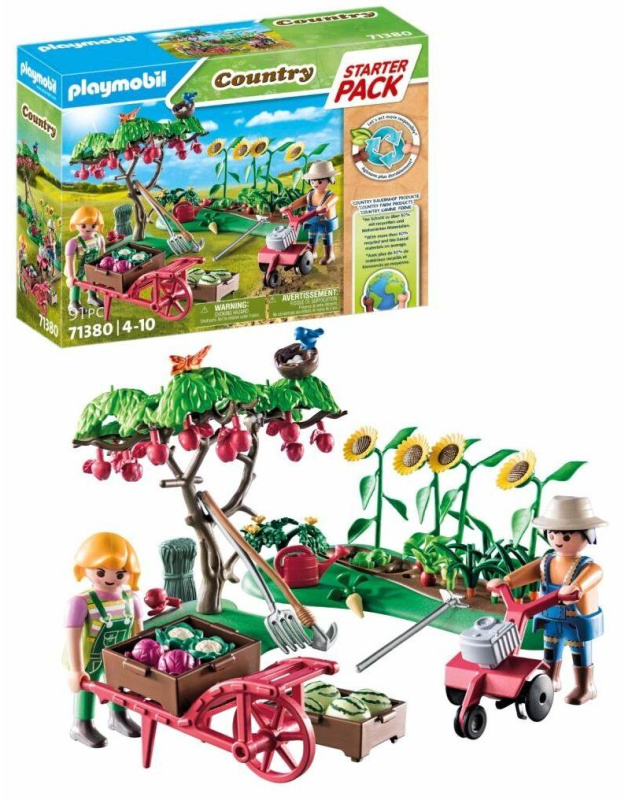 Playmobil 71380 Starter Pack Farmářská zeleninová zahrada