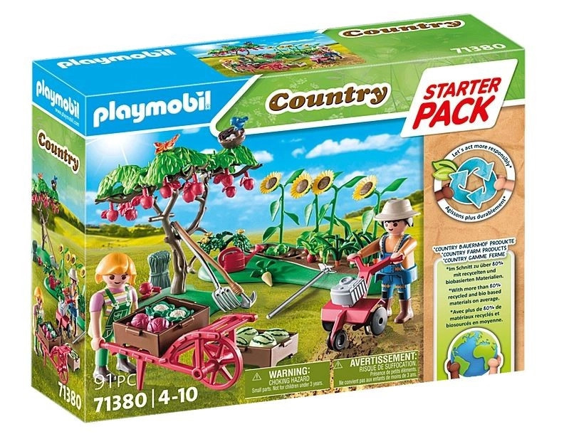 Playmobil 71380 Starter Pack Farmářská zeleninová zahrada