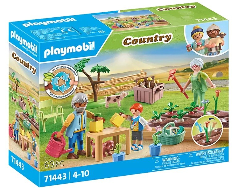 Playmobil 71443 Malebná zeleninová zahrádka u prarodičů