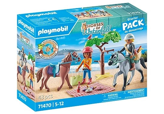 PLAYMOBIL 71470 Výlet na pláž s Amelií a Benem na koni