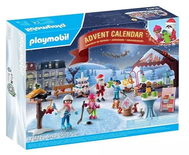 PLAYMOBIL® 71472 adventní kalendář Výlet na vánoční trhy
