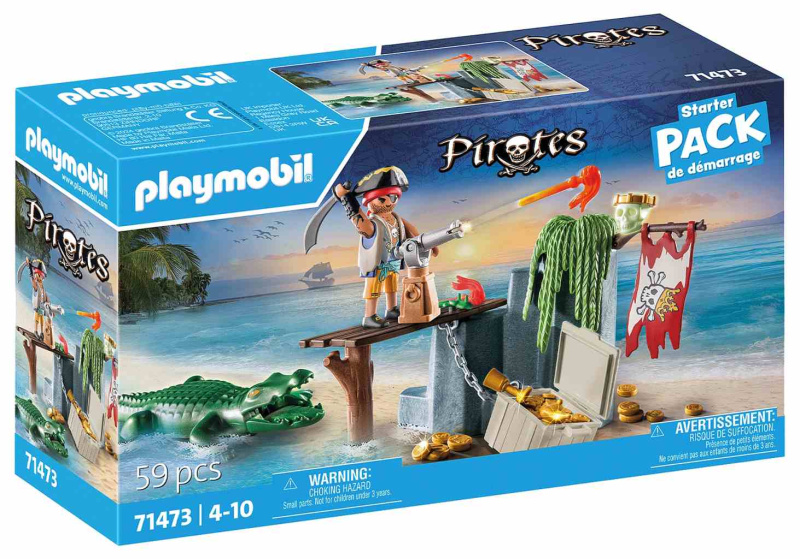 Playmobil 71473 pirát s aligátorem