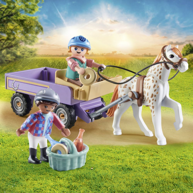 Playmobil 71496 KOČÁR PONÍKŮ