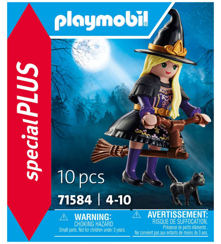 Playmobil Special Plus čarodějnice s kočkou