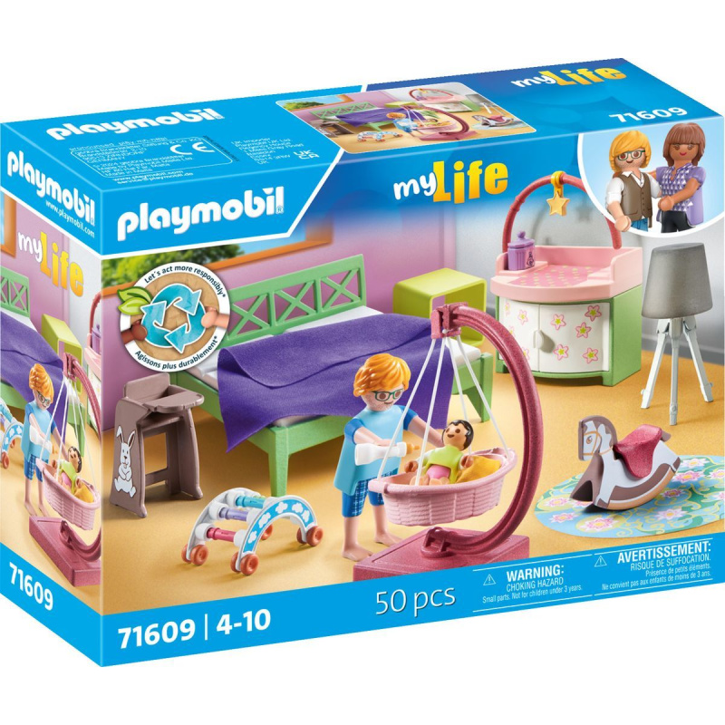 Figurková sada My Life 71609 Ložnice s dětským koutkem