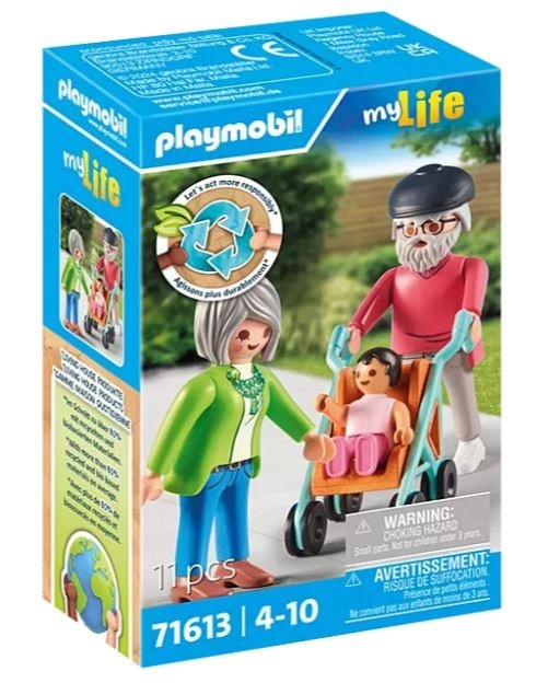 PLAYMOBIL 71613 Prarodiče s miminkem