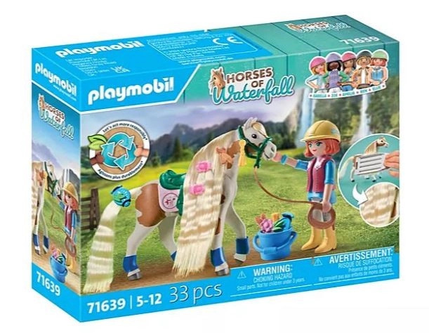 PLAYMOBIL 71639 Ellie & kůň s krepovačkou