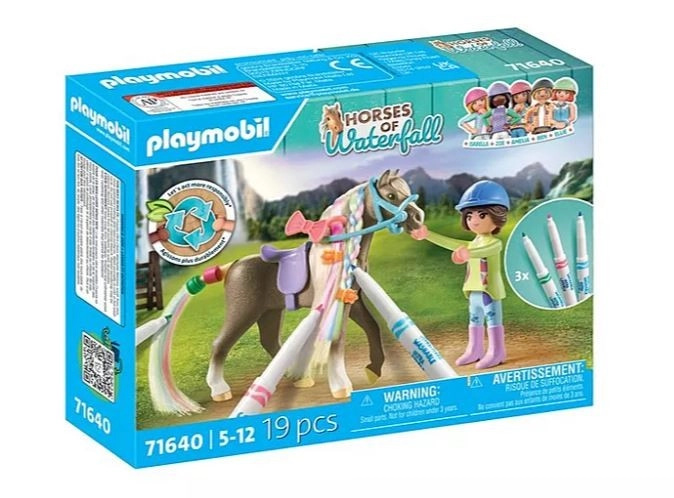 Sada figurek koní 71640 Kreativní sada s koněm a fixy