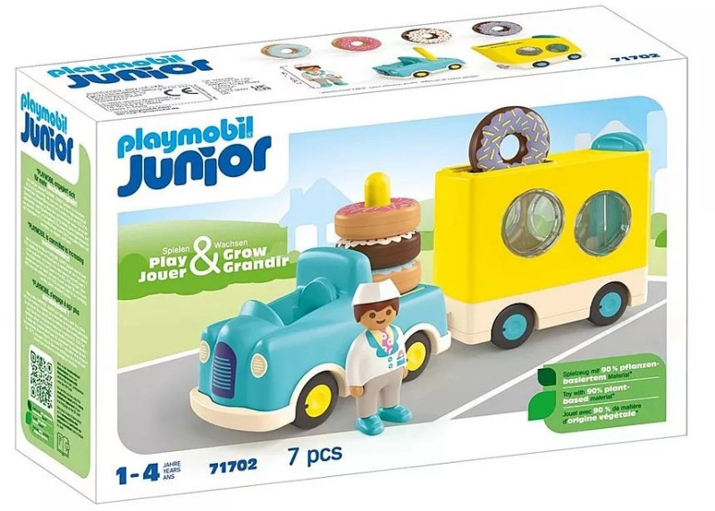 Playmobil 71702 Bláznivý Donut Truck s funkcí ukládání a třídění