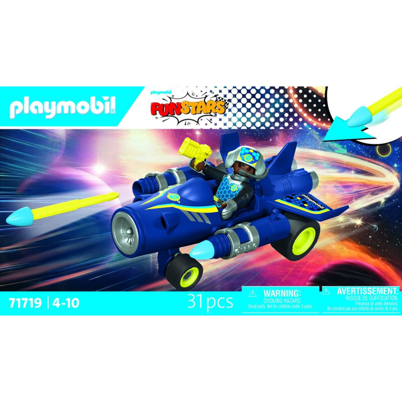 Playmobil 71719 racing: závoďák vesmírný tryskáč