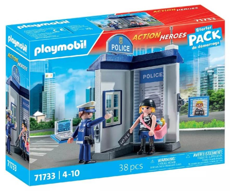 Playmobil 71733 Starter Pack Policejní služebna