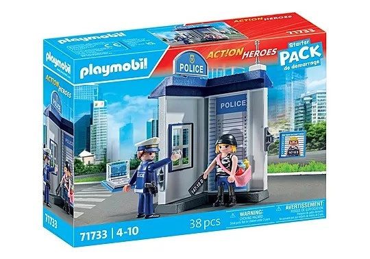 Playmobil 71733 Starter Pack Policejní služebna