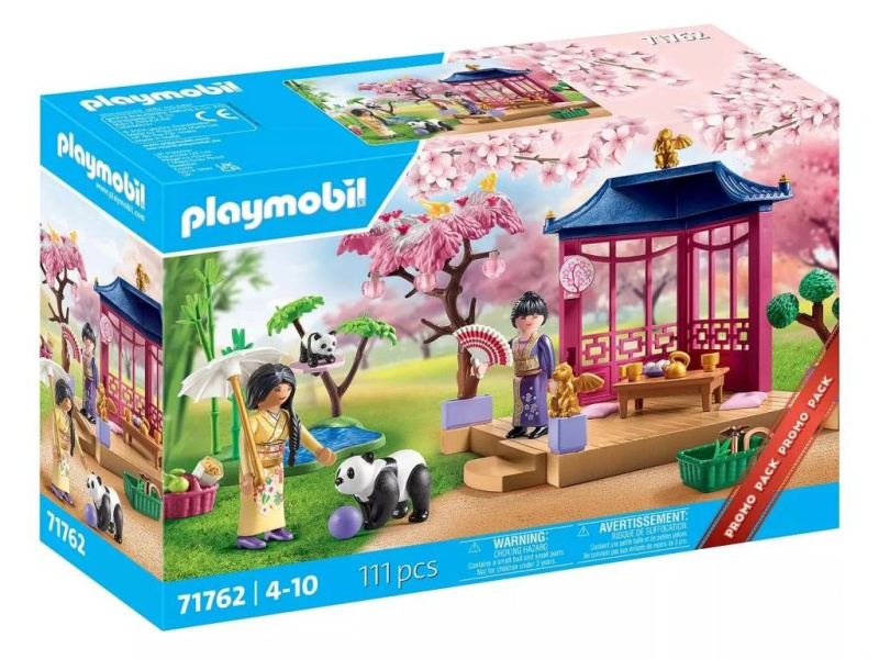 Playmobil 71762 Asijská zahrada s krmením pandy