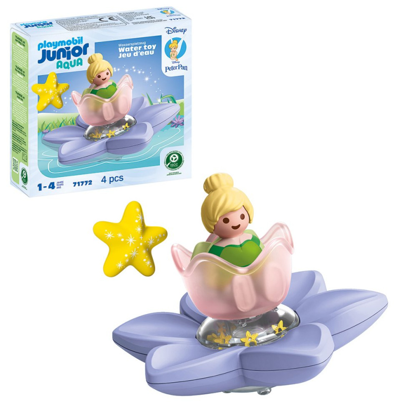 Sada s figurkou JUNIOR & Disney: Zvoneček a magický plovoucí květ