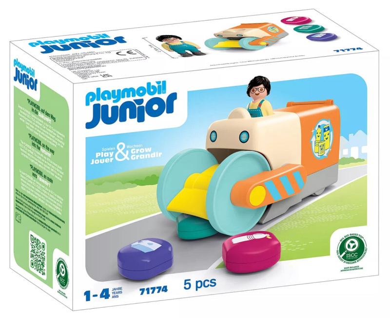 Playmobil 71774 junior: auto na svoz odpadků
