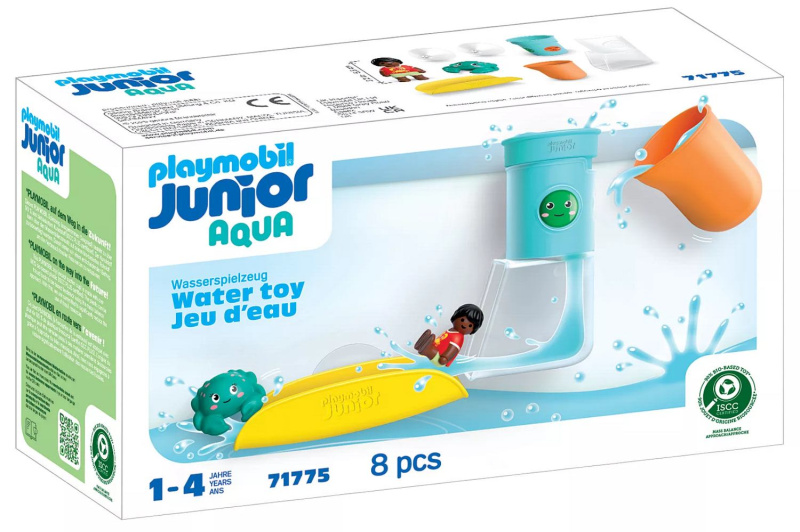 Playmobil 71775 junior aqua: vodní nádrž se skluzavkou
