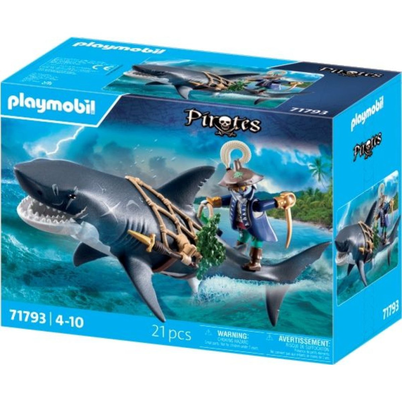 Obří žralok s pirátem