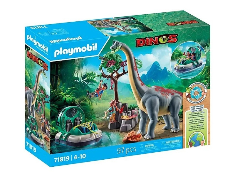Playmobil Dinos brachiosaurus s vznášedlem