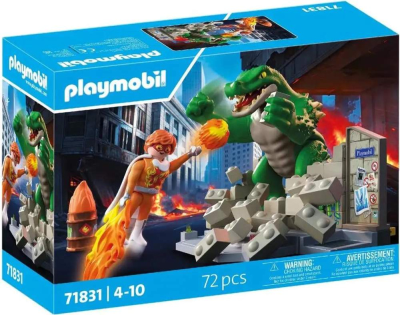 Playmobil 71831 souboj s obřím ještěrem