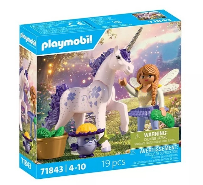 Sada s figurkou Princess Magic Jednorožec Lucky Lavender s vílou